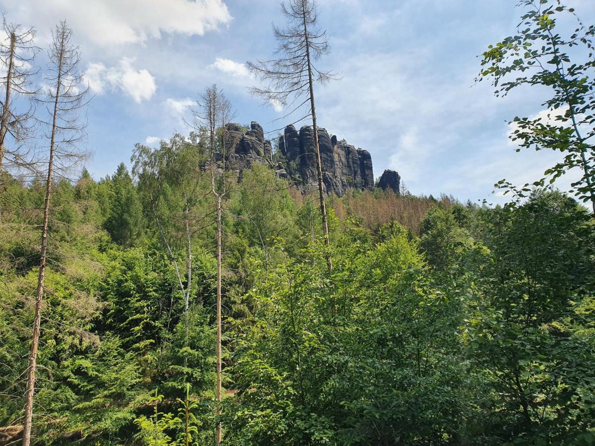 Fewo-Hierundjetzt Lichtenhain Bei Sebnitz Am Malerweg Exterior foto